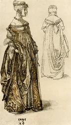 Dame vénitienne élégante