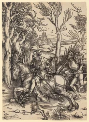 Cavalier et lansquenet