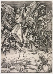 Révélation de Saint Jean : Saint Michel combattant le dragon