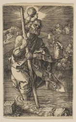 Saint Christophe, face à droite
