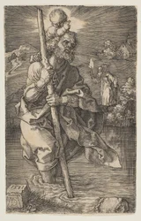 Saint Christophe tourné vers la droite