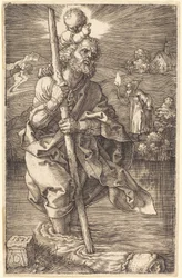 Saint Christophe tourné vers la droite