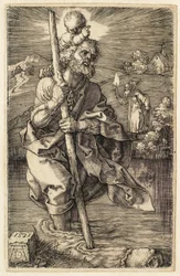 Saint Christophe tourné vers la droite