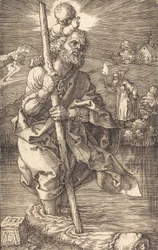 Saint Christophe tourné à droite