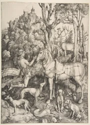 Saint Eustache, vers 1501