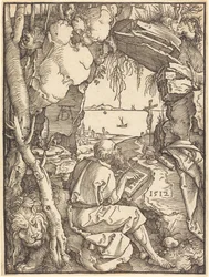 Saint Jérôme dans une grotte