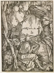 Saint Jérôme dans une grotte