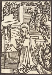 Sainte Odile, vers 1500
