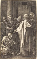 Saint Pierre et Saint Jean guérissant un Infirme à la Porte du Temple