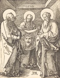 Sainte Véronique entre Saints Pierre et Paul, 1509