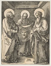 Sainte Véronique entre Saint Pierre et Saint Paul, de La Petite Passion