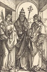 Saints Étienne, Sixte et Laurent, probablement vers 1504-1505