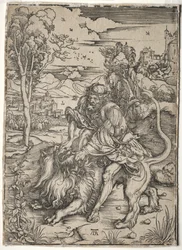 Samson tuant le lion