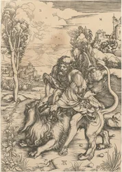 Samson tue le lion