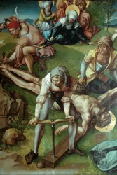 Polyptyque des Sept Douleurs Christ Cloué sur la Croix, 1495-1496