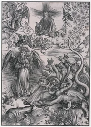 La Femme du Soleil et le dragon à sept têtes, IXe figure, feuille 11 de la série « L
