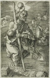 Saint Christophe tourné vers la droite