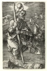 Saint Christophe tourné à droite, 1521