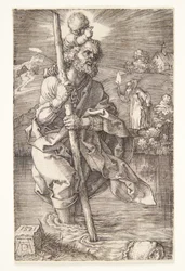 Saint Christophe tourné vers la droite