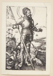 Saint Georges à pied