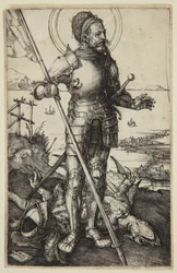 Saint Georges à pied