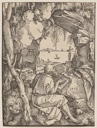 Saint Jérôme dans une grotte