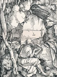 Saint Jérôme dans une grotte, 1512