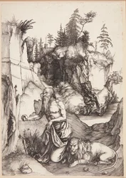 Saint Jérôme pénitent dans le désert