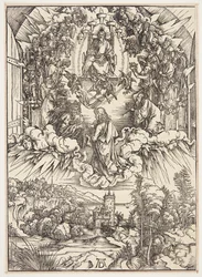 Saint Jean devant Dieu et les anciens