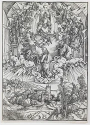 Saint Jean devant Dieu et les Anciens, de la série « L