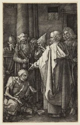 Saint Pierre et saint Jean guérissant l