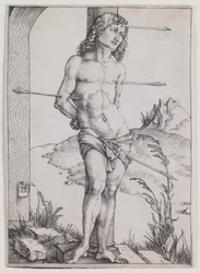 Saint Sébastien à la colonne