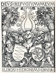 Ex-libris de Jérôme Ebner, 1516 1906