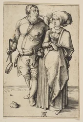 Le cuisinier et sa femme, vers 1496