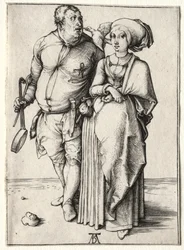 Le cuisinier et sa femme, probablement 1497