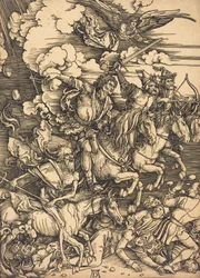 Les Quatre Cavaliers, probablement vers 1496-1498