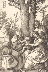 La Sainte Famille avec Joachim et Anne sous un arbre, 1511