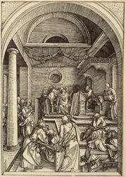 La Vie de la Vierge : Le Christ parmi les docteurs de la Loi