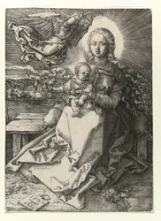 La Madone couronnée par un ange, 1520