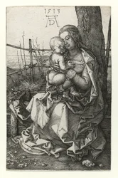 La Madone assise près de l