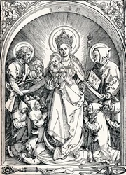 La Madone avec les Chartreux, Saint Jean-Baptiste et Saint Bruno, 1515 1906