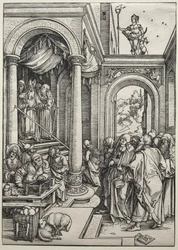 La Présentation de la Vierge au Temple, vers 1502-1503