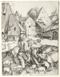 Le fils prodigue, vers 1496
