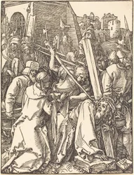 La petite passion :  Le Christ portant la croix