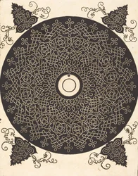 Le troisième nœud avec un cercle noir sur un médaillon blanc, probablement 15061507.