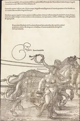 Le Char Triomphal de Maximilien I (Le Grand Char Triomphal) [plaque 3 de 8]