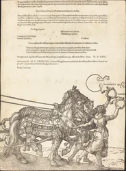 Le Char triomphal de Maximilien I (Le Grand Char Triomphal) [planche 8 de 8]
