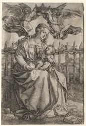 La Vierge couronnée par deux anges, 1518