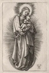 La Vierge avec un Bandeau sur la Lune Croissante