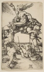 La Sorcière, vers 1500
